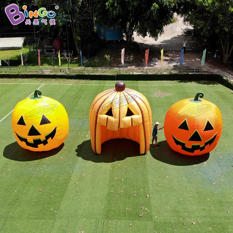 Halloween Party Inflatable Tents Outdoor Advertising Custom Inflatable Pumpkin Tent for Sale
