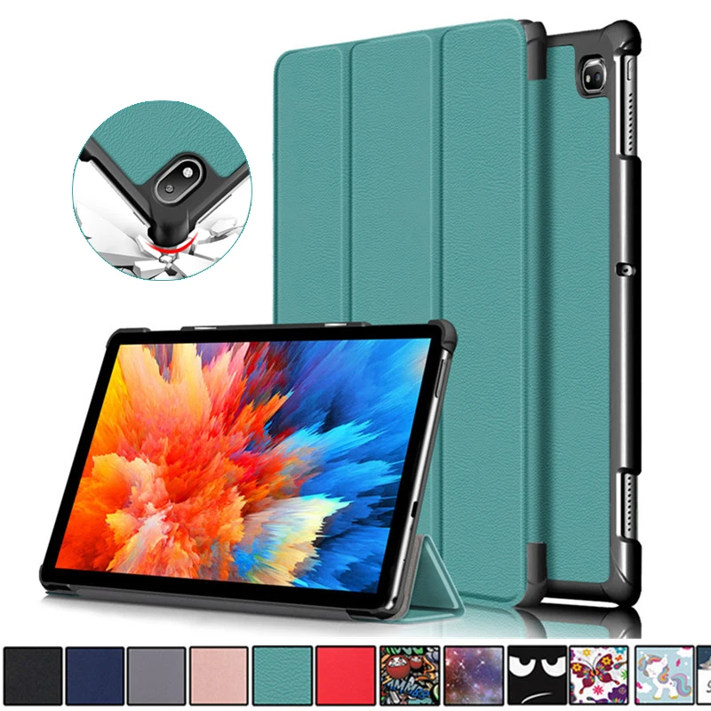 

For ASUS Adolpad P030 10 Pro Case 10.1 inch Folding Stand Smart Folio Cover for ASUS Adolpad P030 10 Pro Tablet Case Kids Green