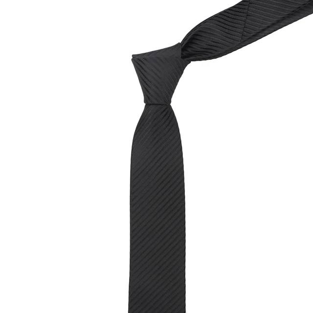 Men 5cm Slim Tie Solid Color Striped Necktie Polyester Narrow Cravat Blue Red Black Brown Ties For Wedding Party Accessory Gift 2 Men 5cm Slim Tie Solid Color Striped Necktie Polyester Narrow Cravat Blue Red Black Brown Ties For Wedding Party Accessory Gift 2
