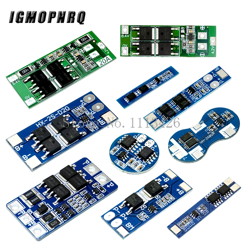 2S 3A 4A 5A 8A 10A 13A 20A 7.4V 8.4V Li-ion 18650 Lithium battery protection board / BMS board Standard / Balance