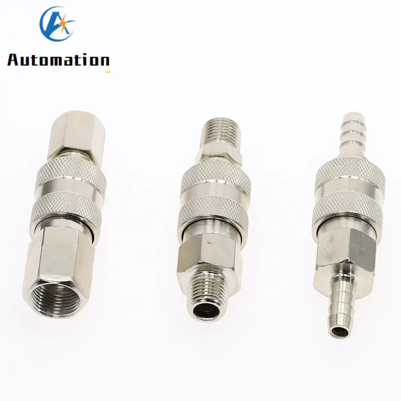 EU Type Quick Push In Connector Pneumatic Fitting High Pressure Coupler Coupling Work On Air compressor European standards