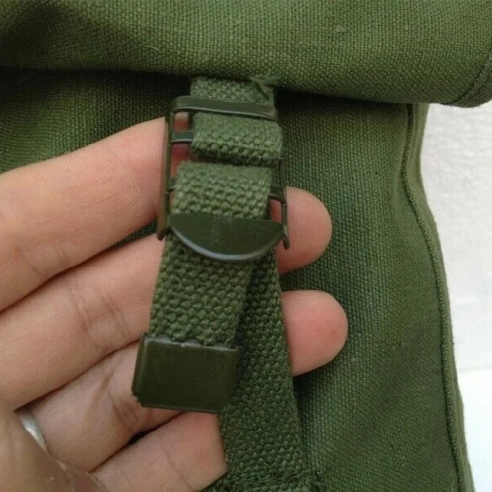 Bolsa de lona para exteriores, bandolera de estilo militar, estilo antiguo, ejército chino, guerra de Vietnam, 1965