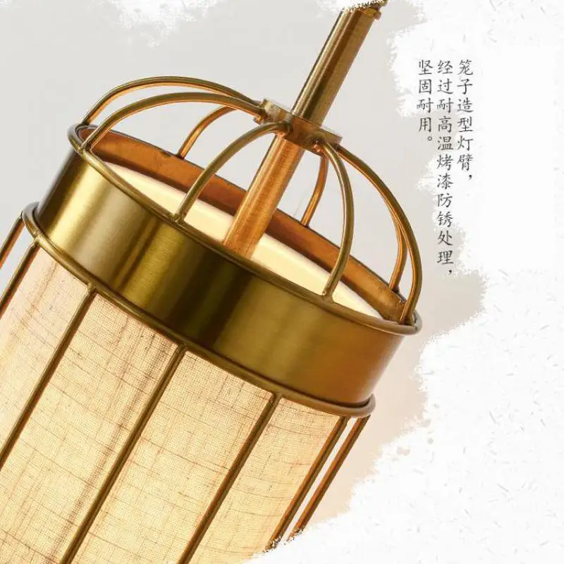 Royal palace Vintage LED Wall Light for Foyer Parlor Living Room Indoor Fabric cover Wall Lamp Bedside Balcony Corridor Lighting