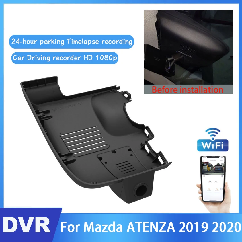 

WiFi Car DVR Dash Cam HD 1080P Video Recorder 24-Hour Parking Monitoring Driving Recorder For Mazda ATENZA 2019 2020 Dashcam