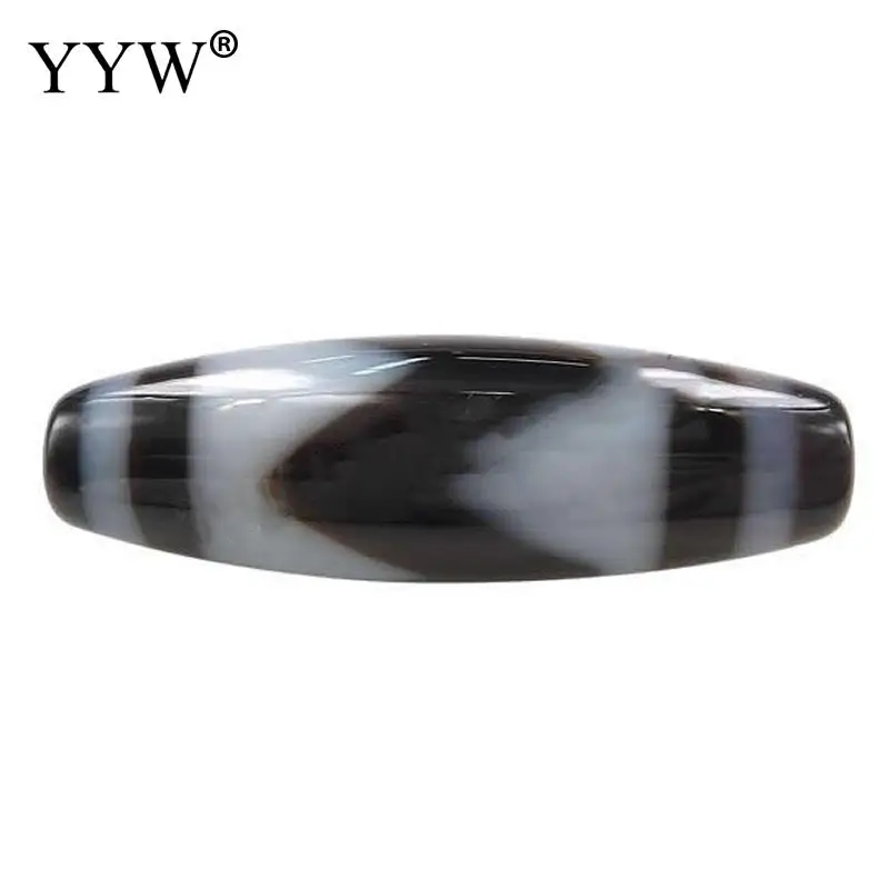 1 Pcs Natural Tibetan Agates Onyx Dzi Beads Oval Tiger Teeth & Buddhist Buddhism 38x12mm Jewelry Making DIY Tibetan Dzi Beads