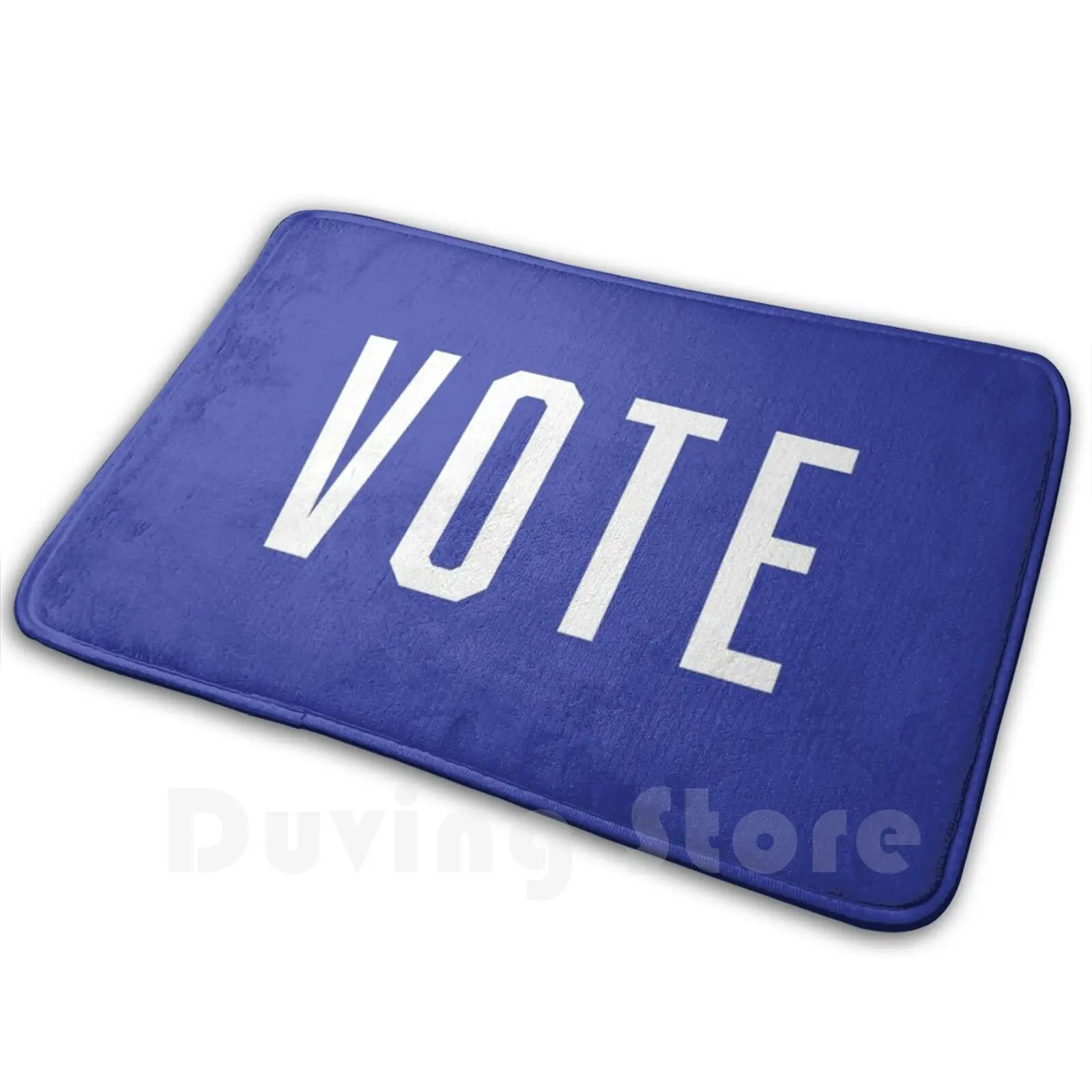 Vote ( Blue Edition ) Carpet Mat Rug Cushion Soft Vote Vote Vote 2020 Black And White Politics Hilary Clinton Clinton