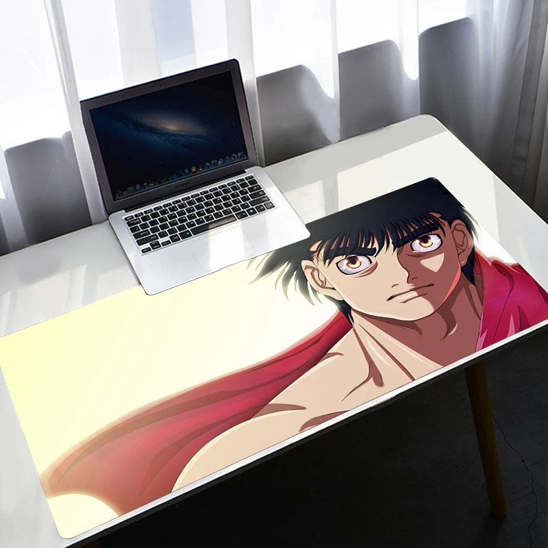 Anime Hajime no ippo Mouse Pad Gamer Girl Desk Mat XL Office Computer Accessories Table Pads Gaming Keyboard Mousepad 900x400