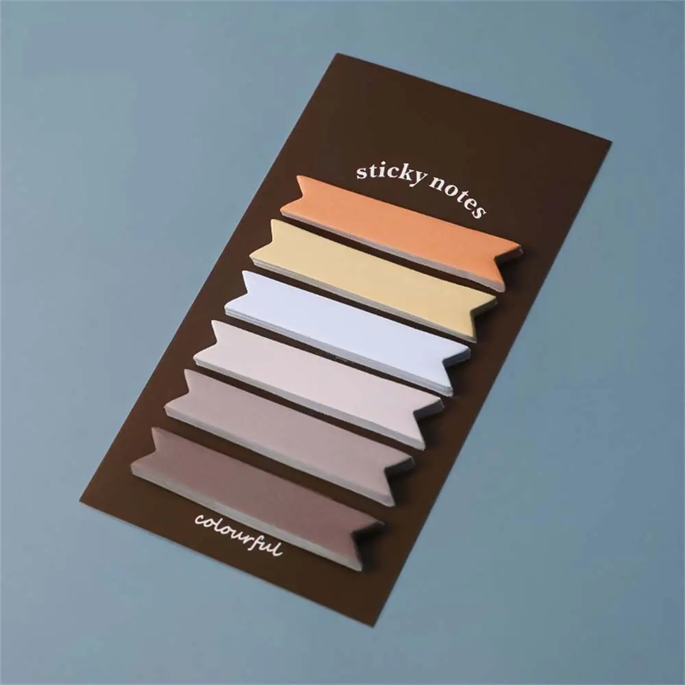 Notepad Paper Page Markers Office School Supplies Index Stickers Flags Tabs Memo Pads Morandi Color Sticky Notes Sticker Paper