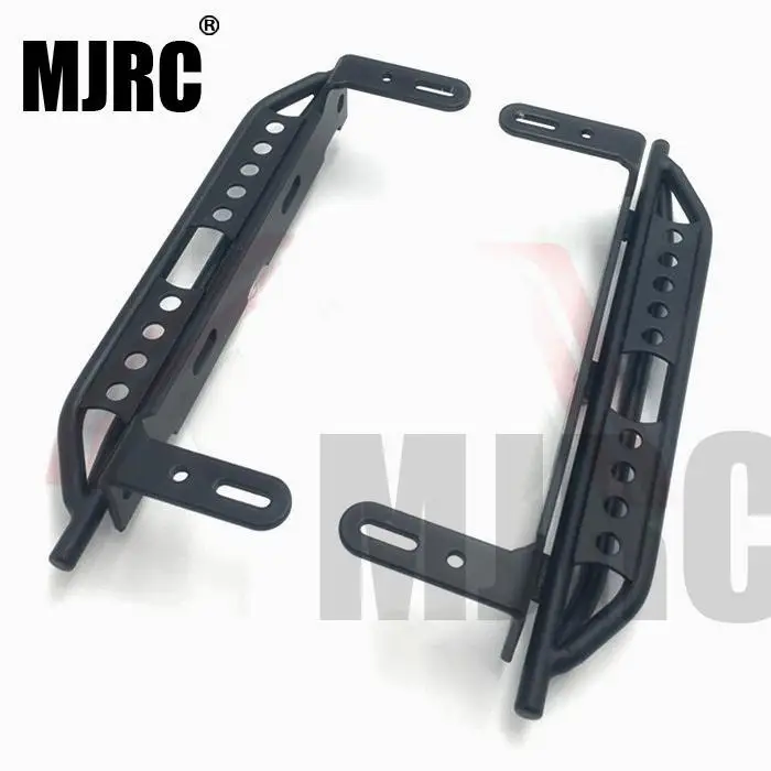 1pair Metal Side Pedal For 1/10 Rc Crawler Car Traxxas Trx4 Defender Bronco K5 Side Guard Plate Aluminium Alloy Foot Pedal