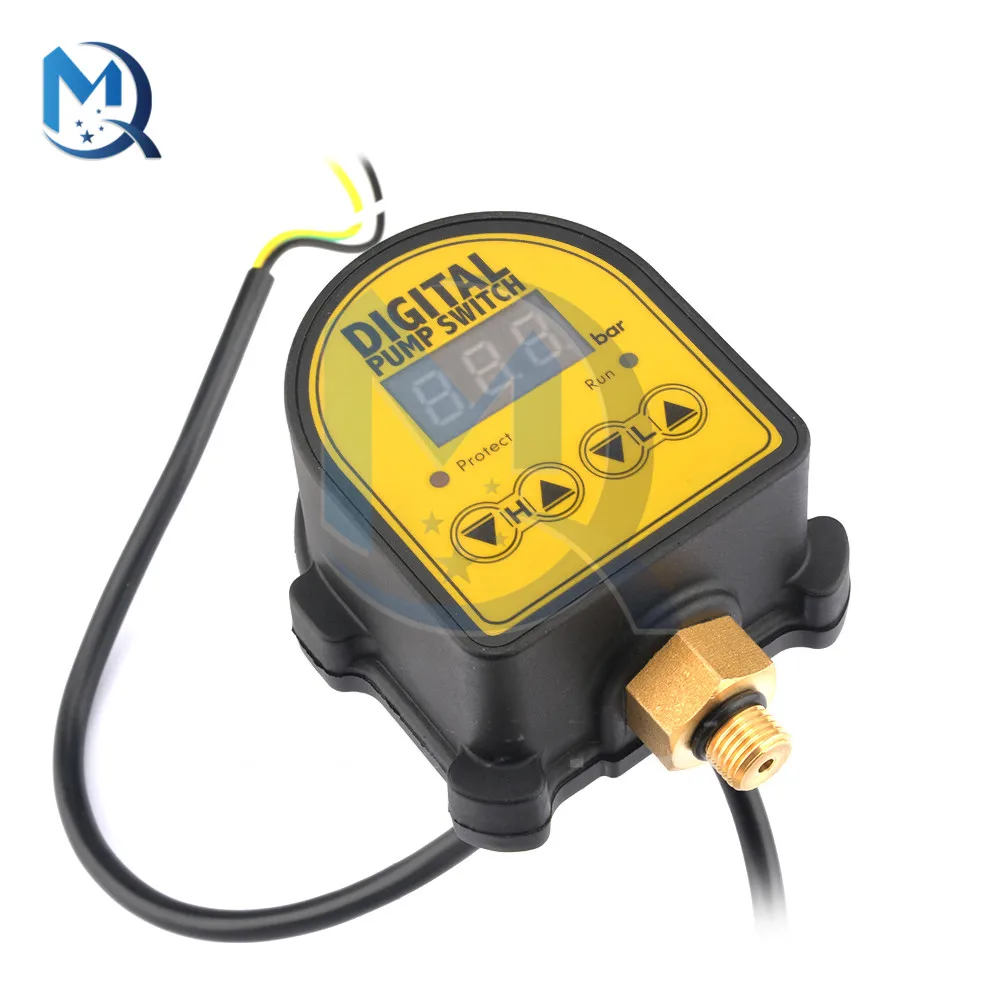 2/3/4 Points Outer Wire 220V Digital Display Intelligent Water Pump Pressure Controller Switch For Tap Water Pressurization