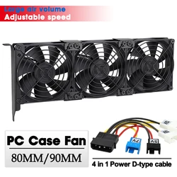 Gdstime-PC用ユニバーサル超静音グラフィックカード,80mm,90mm,vgaクーラー,pci,デュアルおよびトリプルファン