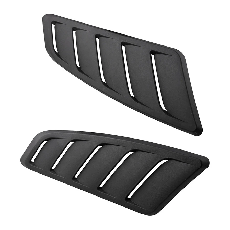 2pcs Universal Car Bonnet Hood Vent Front Hood Vent Decorative Air Flow Fender Intake For Ford Mustang ABS Plastic