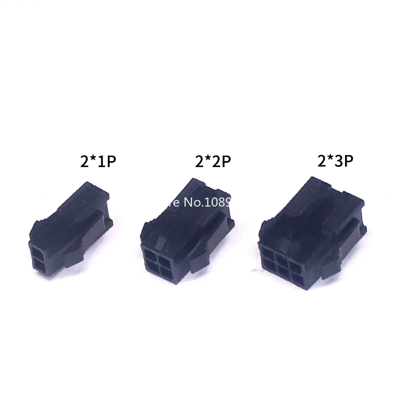 10PCS Micro-Fit 3.0mm Connector MX3.0 Double Row Female Housing 2x1/2/3/4/5/6/7/8/9/10/12 Pin Pitch 3.0 43640 Series