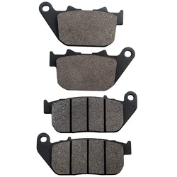 Motorcycle Front and Rear Brake Pads For Harley XL 50 Sporster 07 XL 883 Standard Custom 04-14 XL 1200 Nightster 04-14