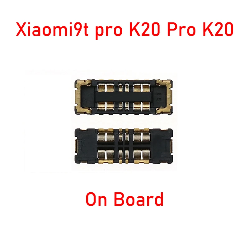 2PCS Inner FPC Battery Connector Clip Contact For XiaoMi Mi 9t Pro K20Pro K20 Poco F2 Pro Redmi 7A Note 9 Pro Note9 Pro