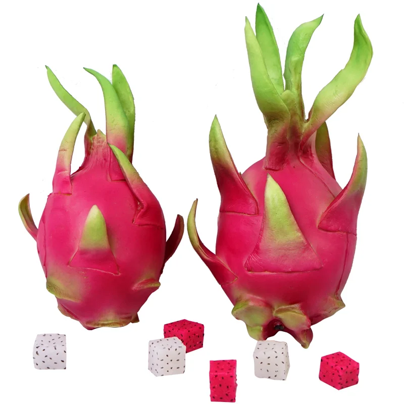 Festive Party Supplies Artificial Decorations PU Simulated Fruit Crafts Figurines Pitaya Model Decoration