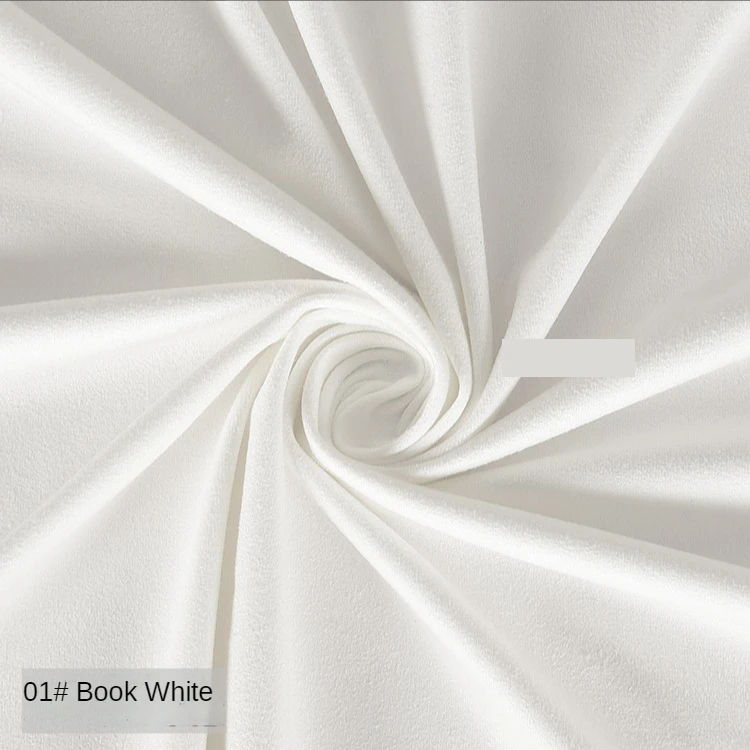 قماش من جلد الغزال بالمتر لخياطة أغطية الأريكة أغطية الوسائد القماشية وسادة ذاتية الصنع ناعمة مريحة عادي أسود أبيض أزرق أحمر وردي