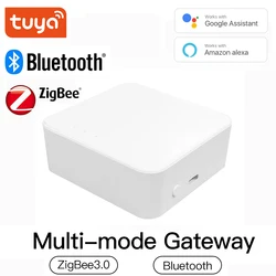 Zigbee-Hub de malla con Bluetooth para el hogar, enlace de enlace con Bluetooth, funciona con aplicación de Control de vida inteligente, compatible con Alexa y Google