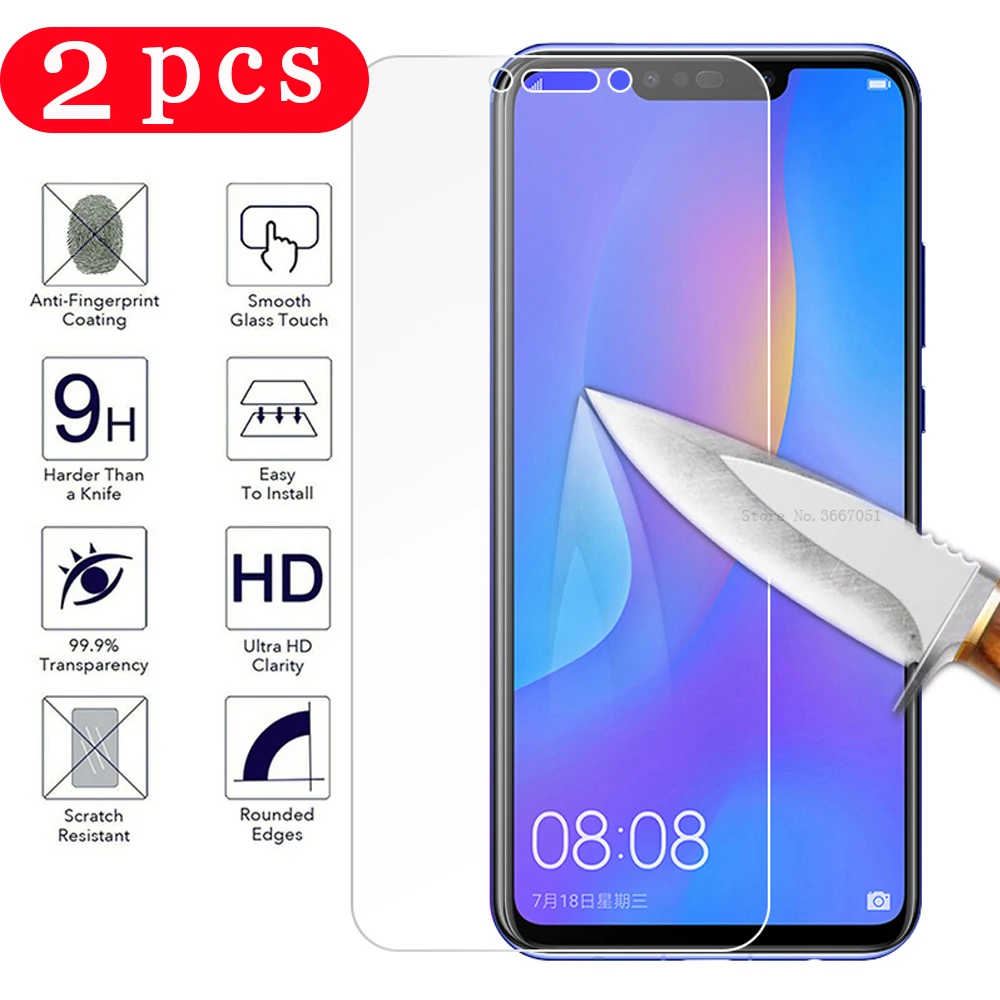 

2/1 шт. закаленное стекло для huawei p smart plus 2018 2019 2020 p smart Z S pro защита экрана телефона Защитная пленка для смартфона