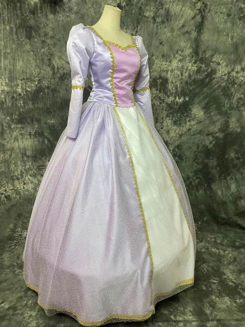 Robe de Princesse d'Halloween sur Mesure, Costume de Cosplay, Tenue de Carnaval