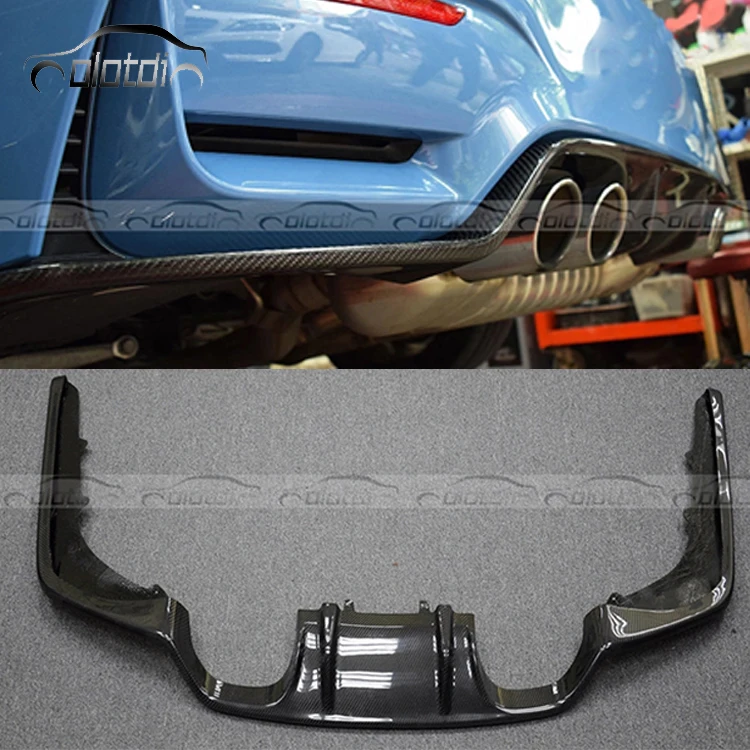 3D Style Carbon Wide Body Kit Front Rear Bumper Lip Diffuser Chin Spoiler Splitters for BMW F80 M3 F82 F83 M4