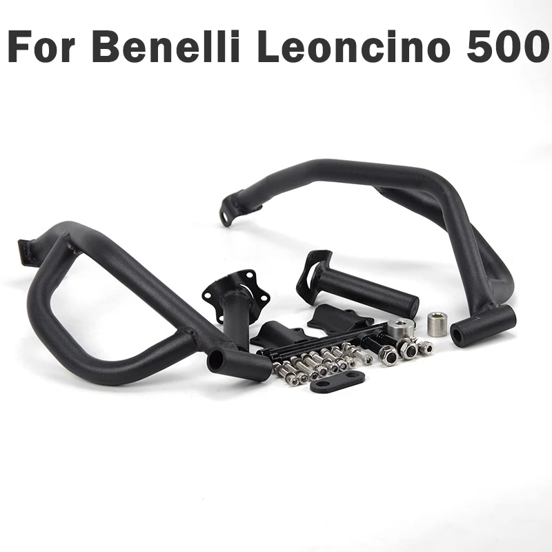 

Leoncino 500 motorcycle Engine Bumper Guard Crash Bars Frame Slider Protector Kit Fit black color for Benelli Leoncino 500