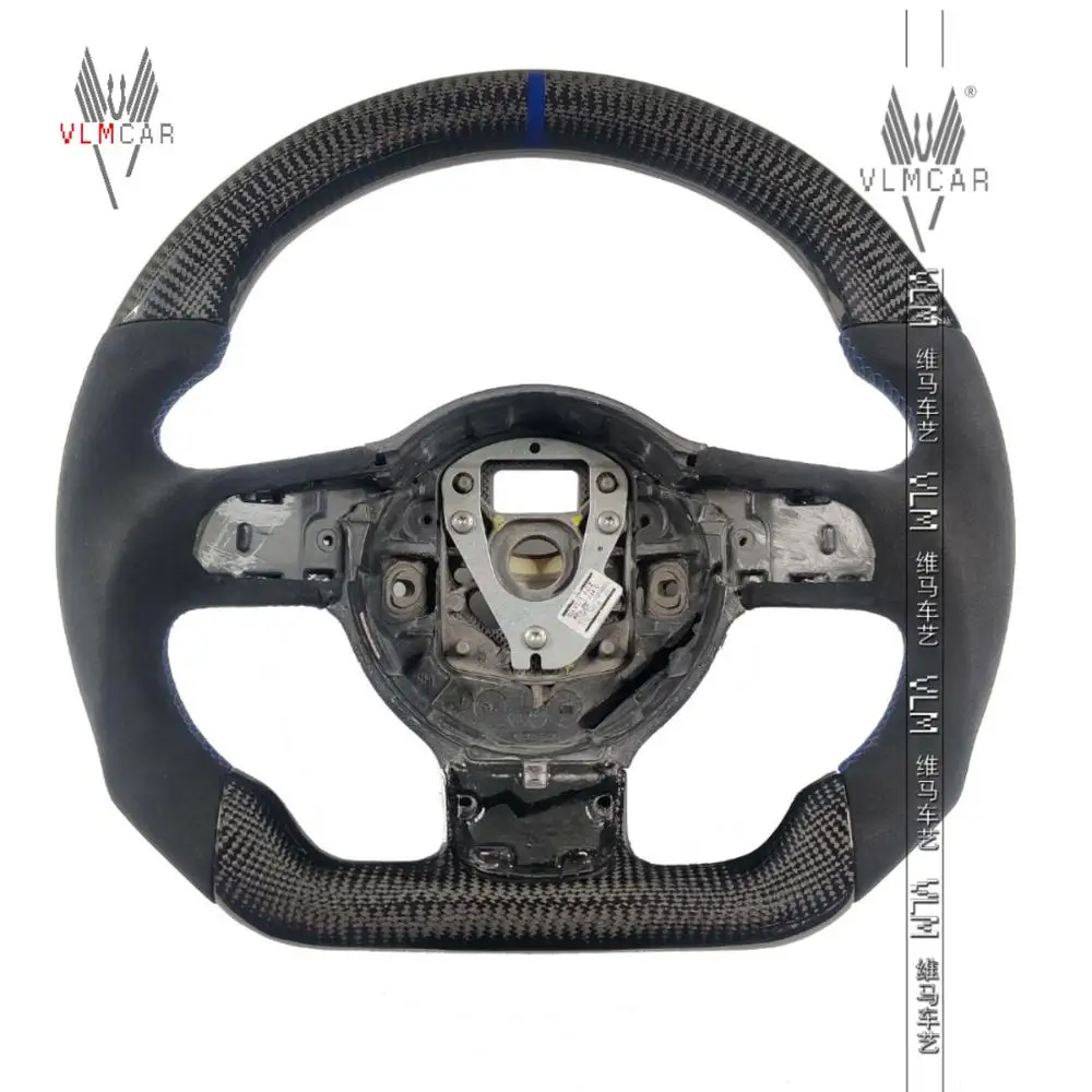 VLMCAR Carbon Fiber Steering Wheels For Audi R8 TT S3 Mk2 8J 2008 LED Performance Support Private Customization For Any Cars