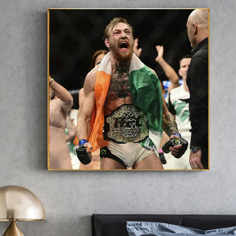 Connor McGregor-Irish Featherweight Championship Art Sport Poster Boxing Picture Room Decoration