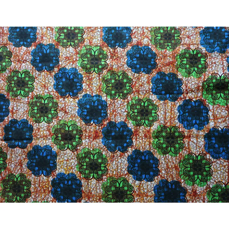 2019 New Design 6 Yards/Piece pagne Cloth African Print Real Wax Fabric