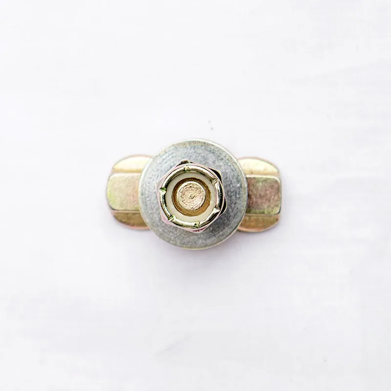 Cargo Control L Track Double Lug filettato dado filettato raccordo per camion rimorchio furgone aereo