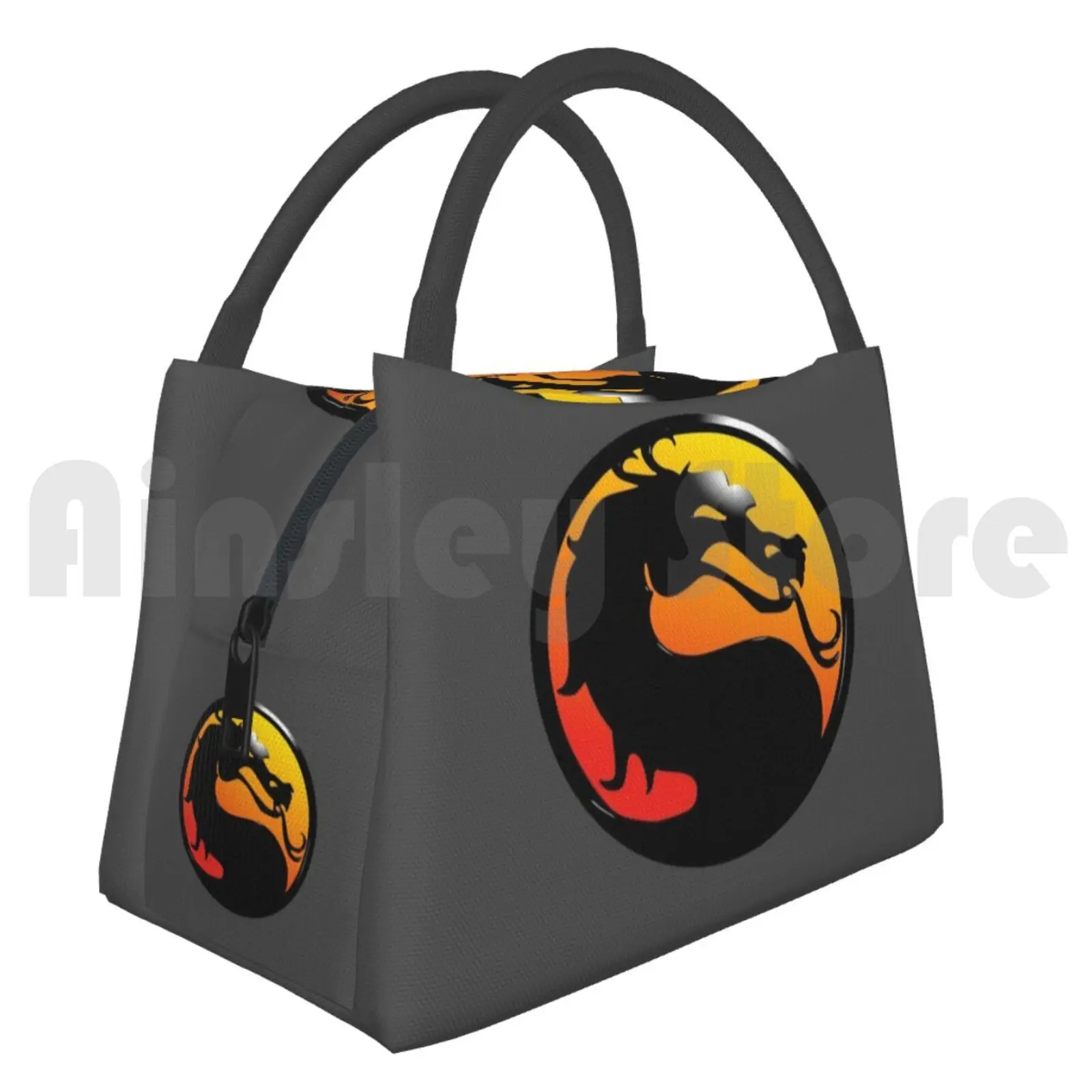 

Cooler Lunch Bag Picnic Bag Mortal Kombat Dragon Mortal Kombat Mortal Kombat Midway Dragon Arcade