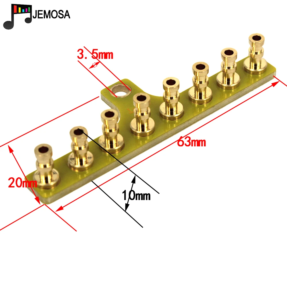 5PCS DIY Audio Tag Strip Tag Board Turret Board Terminal Lug Board Gold Plate For Audio Vintage Tube Amplifier Turret Board