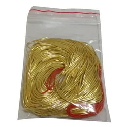 15 Gram 600 inches 1mm Diameter Golden Color Large Bag French Wire for Beading and Jewelry Making Sold By Bag