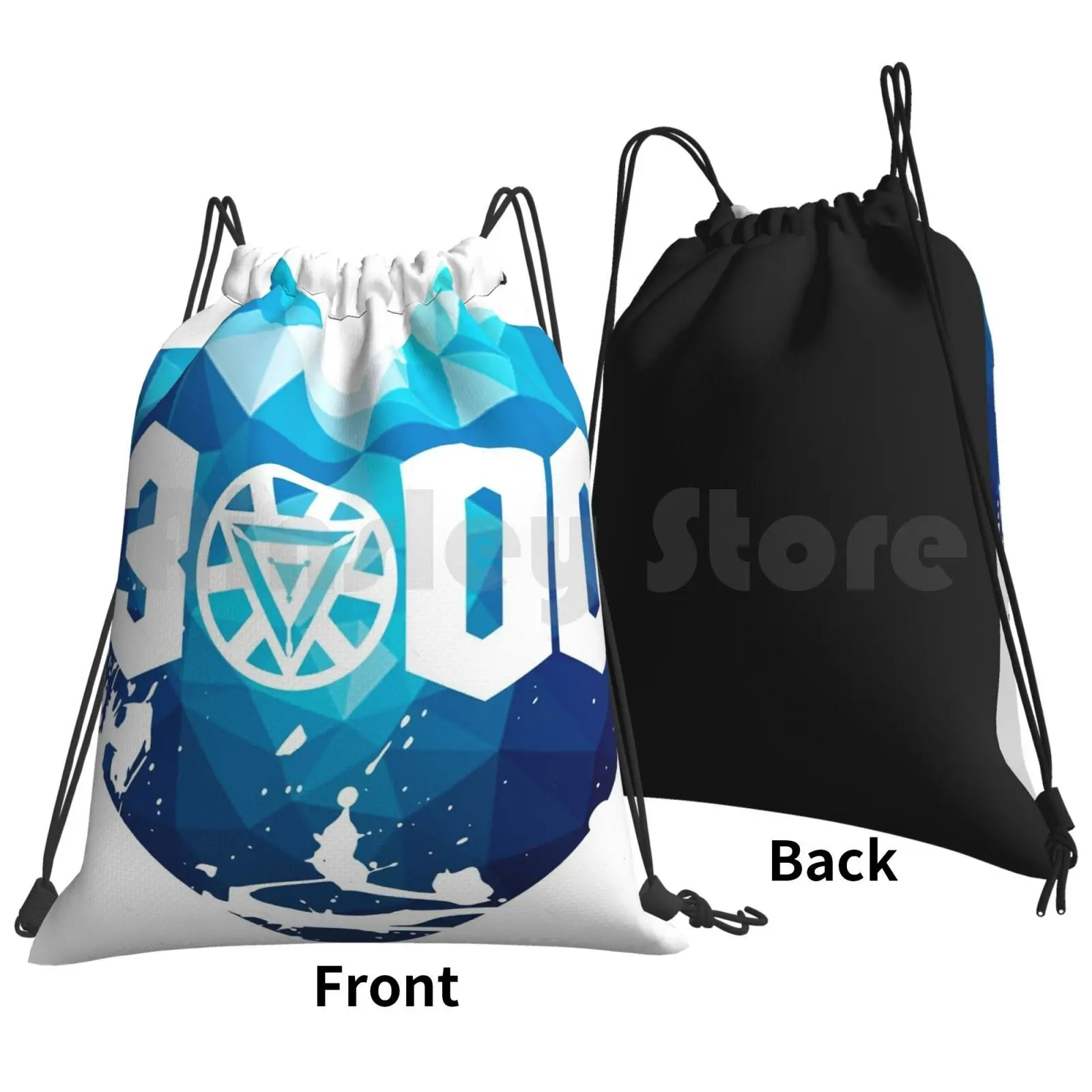 3000 Backpack Drawstring Bag Riding Climbing Gym Bag Avenge Infinity Man Captain Hammer Shield Superheroes Comics Superhero