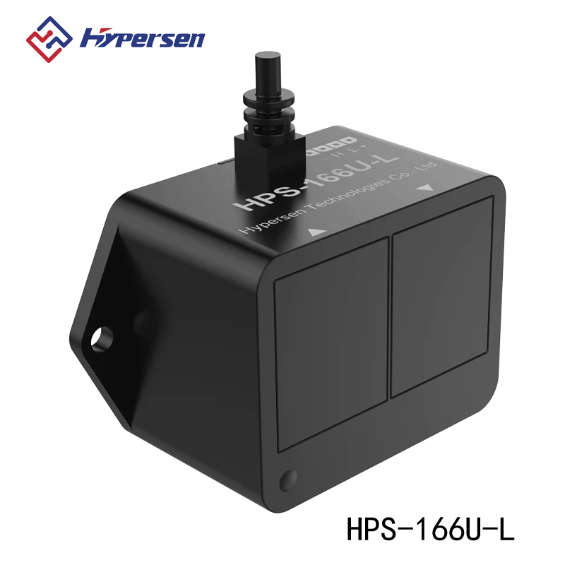 

Hypersen HPS-166C-L and HPS-166U-L single point ranging sensor obstacle avoidance ToF 32m lidar module with waterproof housing