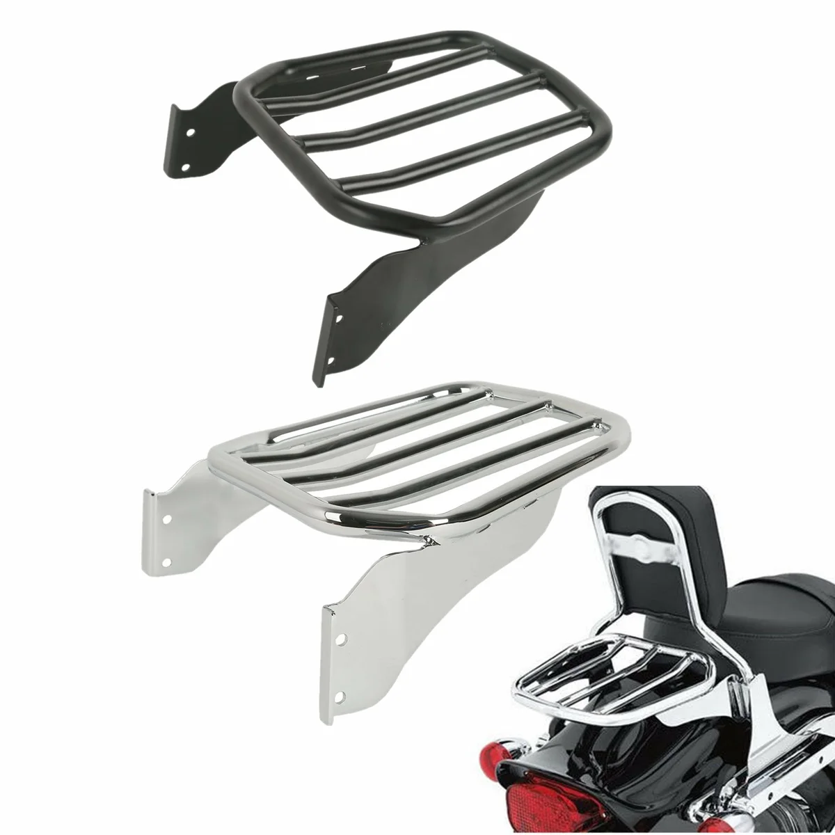 Motorcycle Sport Luggage Rack For Harley Softail 2006-2017 Fat Boy FLSTF Springer Night Train Standard Custom Cross Bones