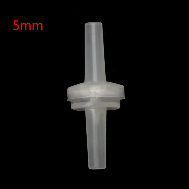 Di plastica One-Way di Non Ritorno Acqua Fluidi Valvole di Ritegno per il Carburante In Linea di Gas Liquido Apparecchiature Elettriche