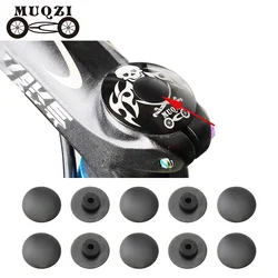 MUQZI 5/10Pcs Bike M6 Headset Screw Cap Bolt Dustproof Protective Cover Mtb Road Fixed Gear Bicycle Accessories