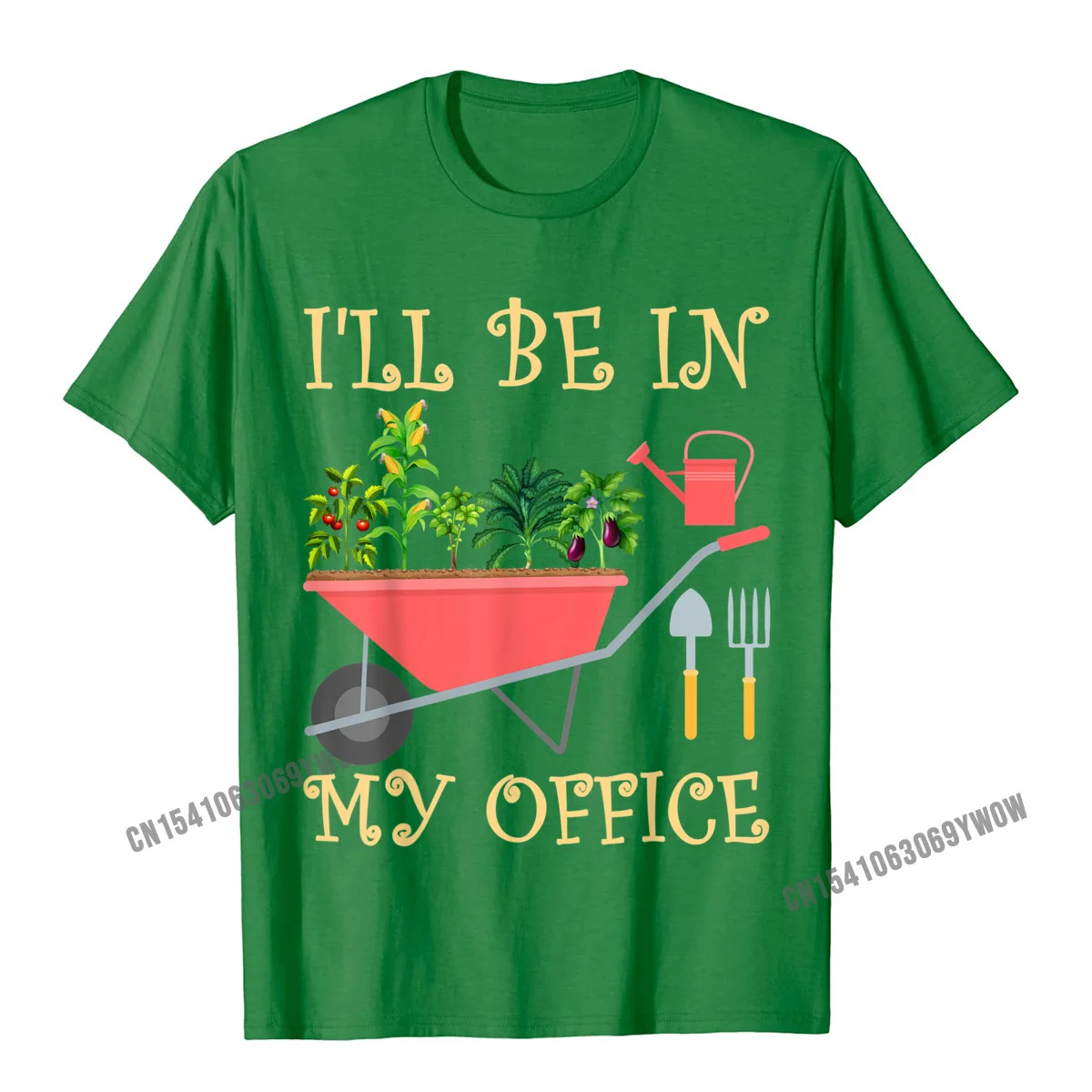 Ill Be In My Office Funny Gardening Tomato Eggplant Maize T-Shirt Camisas Men Graphic Print Tshirts Cotton Boy Tees Printed On