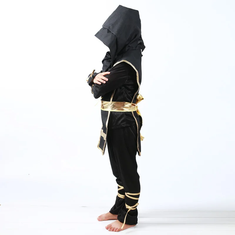 Kinder Ninja Kostüme Halloween Party Jungen Mädchen Krieger Stealth Kinder Cosplay Assassins Kostüm kinder Tag Geschenke