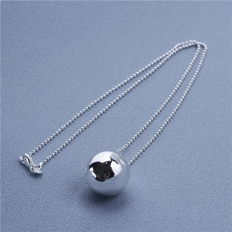 Ball Necklace Brilliant Chime Pendant 18\