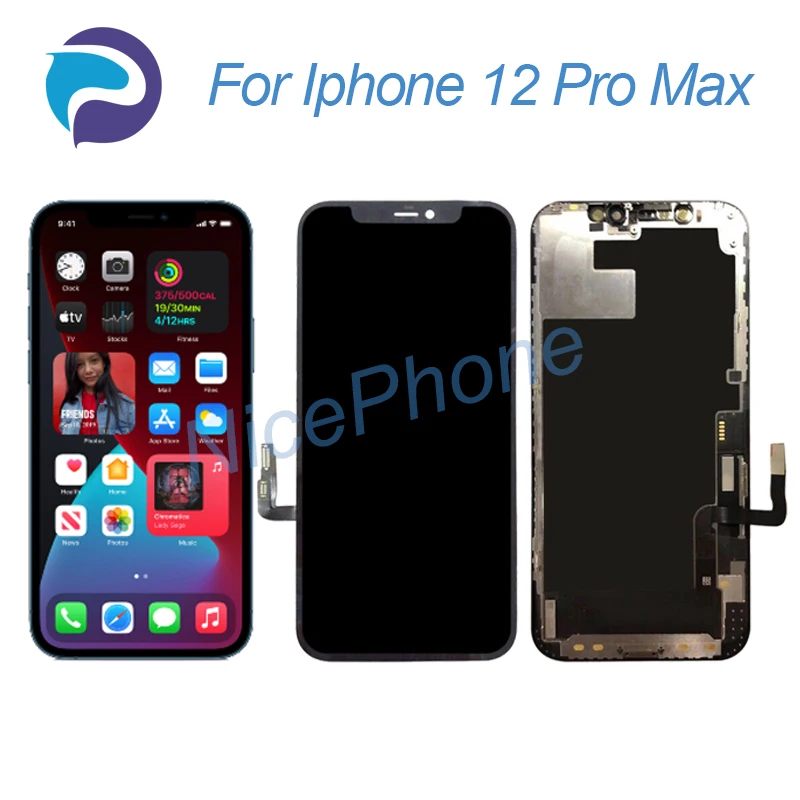 

Incell Iphone 12 Pro Max LCD Screen + Touch Digitizer Display 2532*1170 A2342, A2410/11/12, iPhone13,4 12 Pro Max LCD Screen