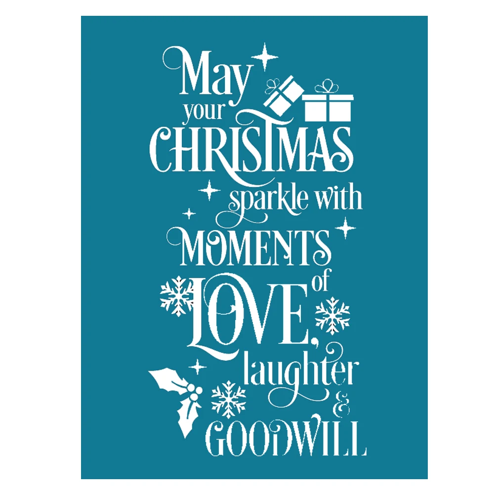 

8,5X11 "многоразовые самоклеющиеся шелк Экран Трафареты, украшение на Рождество, для дома, сумка-чехол для подушки для изготовления фотографий сетки передачи пленки