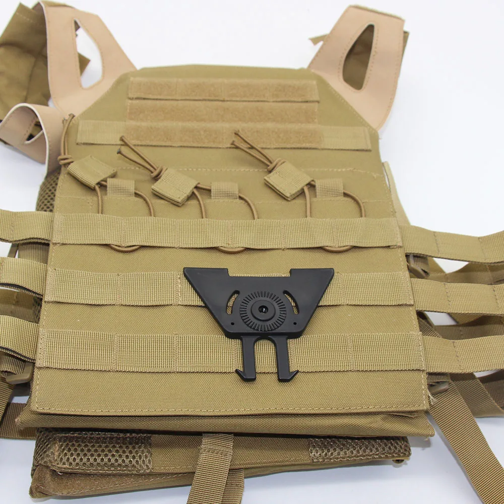 Tactocal Magazine Holster Mag Pouch Molle Attachment Plate Carrier Vest Accessories Holster Adapter Mount Equipment Airsoft