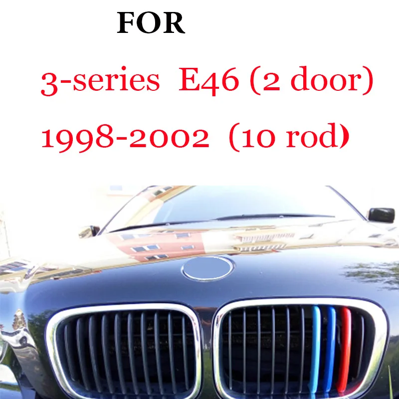 3Pcs Kühlergrill Trim Streifen Für BMW Serie 1 2 3 4 5 6 7 8X1 X2 X3 X4 X5 X6 X7 Z4 E46 E90 F30 E60 E81 F20 F45 F36 F10 F48 F25