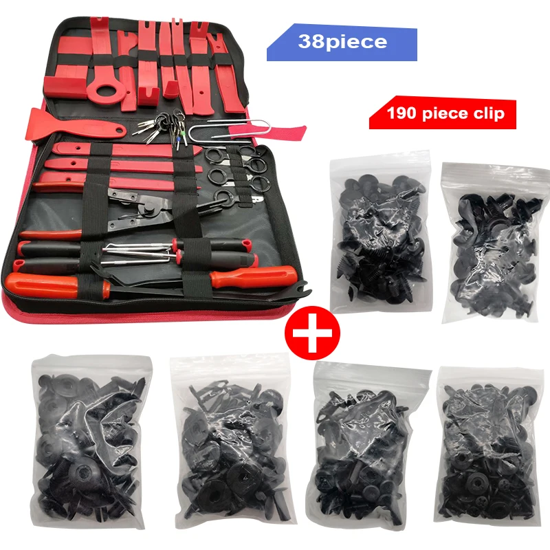 Garage tools Auto Interior Disassembly Tool Car Door Panel Trim Removal Puller Kit Plastic Blades For Interior Repair