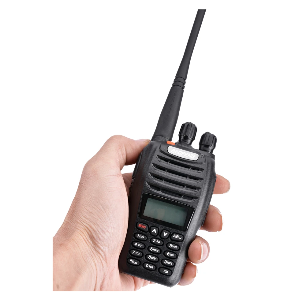 2 uds Baofeng UV-B5 Walkie Talkie 199 canales Radio bidireccional UHF VHF B5 transceptor FM HF de mano de largo alcance Ham Comunicador