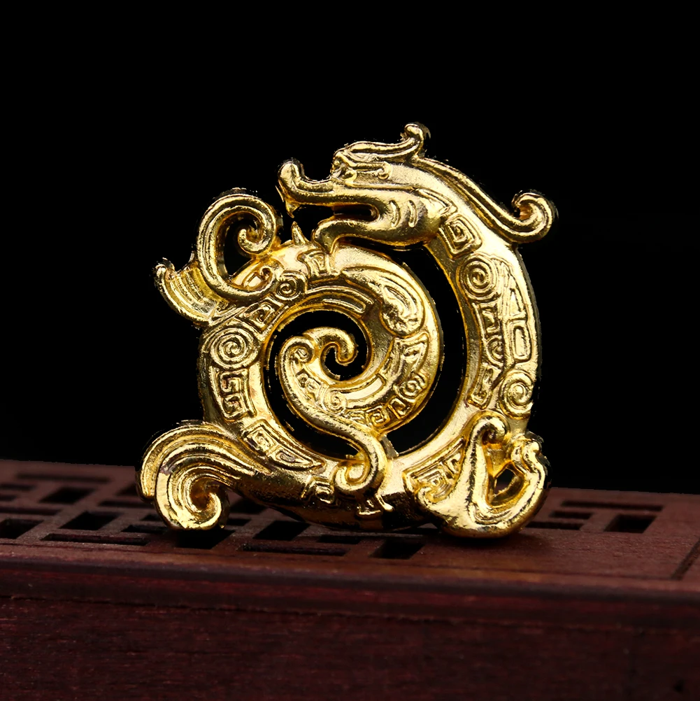 

Creative Chinese Gold-plated Dragon Alloy Incense Stick Incense Holder Home Indoor Zen Ornaments Incense Burner Room Decor