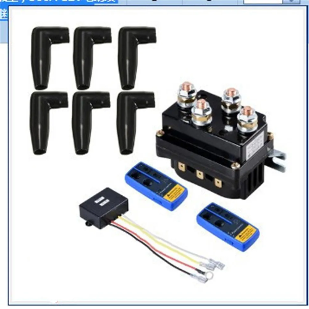 

Wireless Switch Winch Remote Control 12V 500A Electric Winch Solenoid Relay Winch Control System