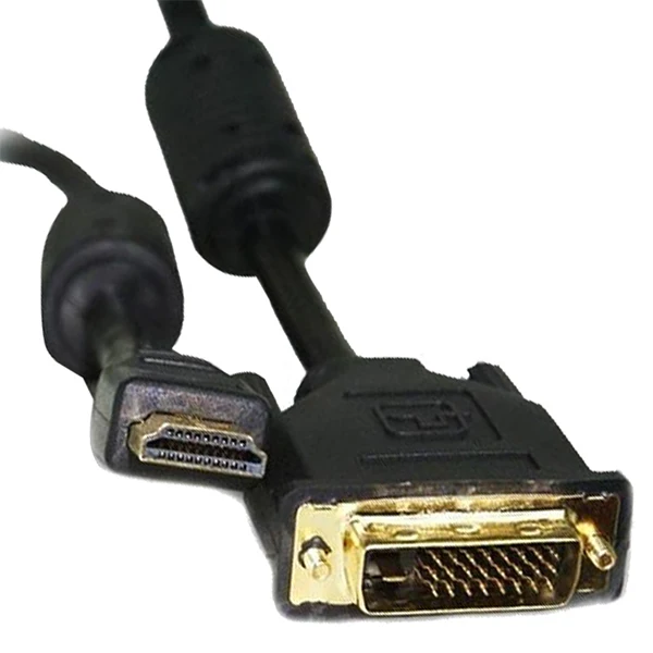 HDMI TO DVI CABLE 5 METERS DVI 24 + 1 MALE TO HDMI 19P MALE POWERMASTER